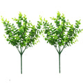 Artificial Eucalyptus Plants - 2 Pack, 34x18cm, Durable, Vivid Green Decor - SuperSaverAU - view 1