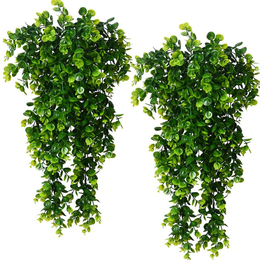 2 Pack 75cm Artificial Eucalyptus Plants - Faux Greenery for Home, Office, Wedding Decor - SuperSaverAU - view 1