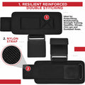 Pair Weight Lifting Hooks Straps Grip Wrist Wrap Support Powerlifting Deadlift Pull Up - SuperSaverAU - view 5