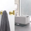 Gold Stainless Steel Wall Mount Towel Hooks - 2 Pcs by Premium - SuperSaverAU - view 6