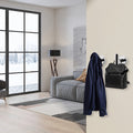 Polished Chrome 2 Pcs Wall Mount Towel Hooks, Rustproof, Easy Install, Modern Design - SuperSaverAU - view 2