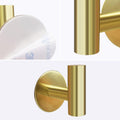 Premium Gold 2 Pack Self Adhesive 304 Stainless Steel Towel Hooks