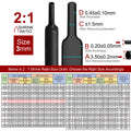 V324 2m 3mm 2:1 Heat Shrink Tubing - Eco-Friendly, Flame Retardant, High Temp - SuperSaverAU - view 2