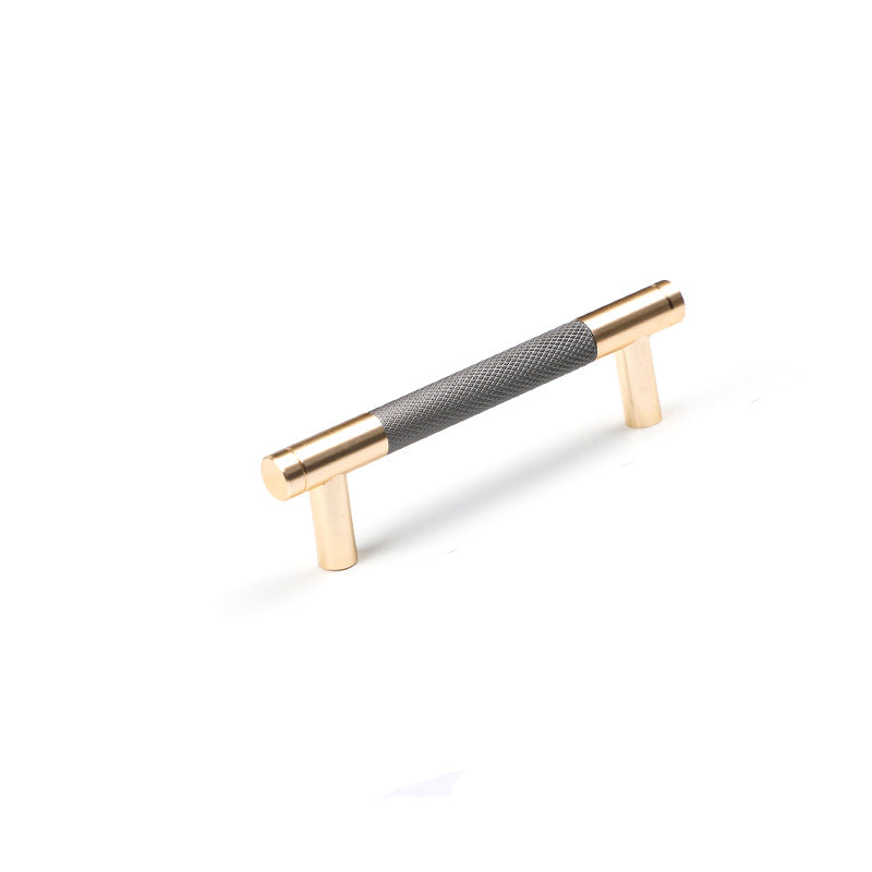 Gold Solid Modern Design Kitchen Cabinet Handle Pull 96mm, Black, Sleek Style - SuperSaverAU - view 1