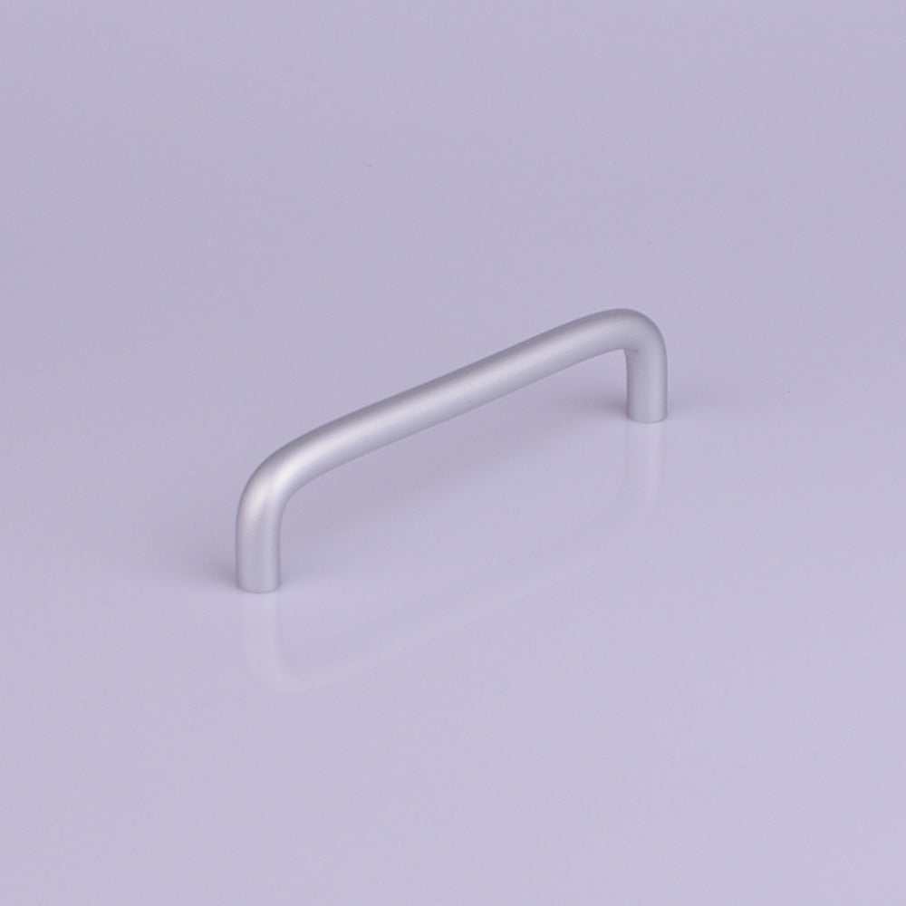 Aluminium Kitchen Cabinet Handle Pull 128mm, Modern European Style, Silver - SuperSaverAU - view 1