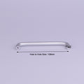 Aluminium Kitchen Cabinet Handle Pull 128mm, Modern European Style, Silver - SuperSaverAU - view 2