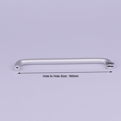 Aluminium Kitchen Cabinet Handles 160mm, Modern Stainless Steel Pulls