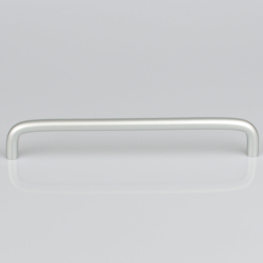 Aluminium Kitchen Cabinet Handles 192mm, Modern Stainless Steel Pull, Silver - SuperSaverAU - view 1