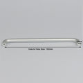 Aluminium Kitchen Cabinet Handles 192mm, Modern Stainless Steel Pull, Silver - SuperSaverAU - view 2