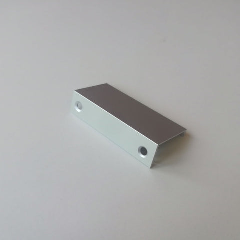 Aluminum Kitchen Cabinet Pull, Modern European Style, 64mm, Silver, Includes Screws - SuperSaverAU - view 1