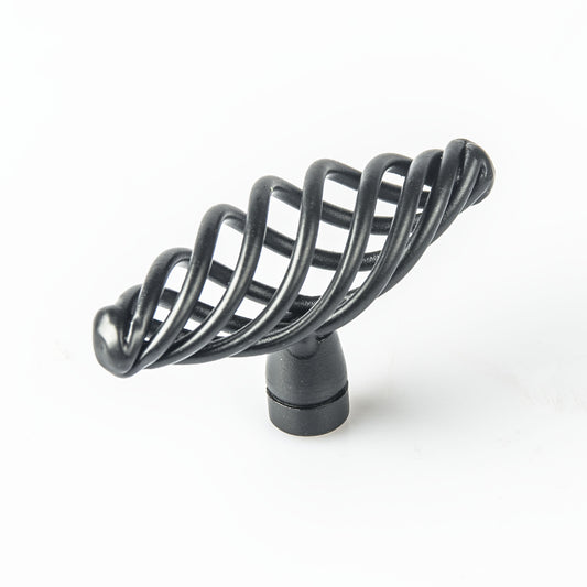 Iron-Nickel Alloy Cabinet Handles, Sleek Modern Design, 1 Screw Included