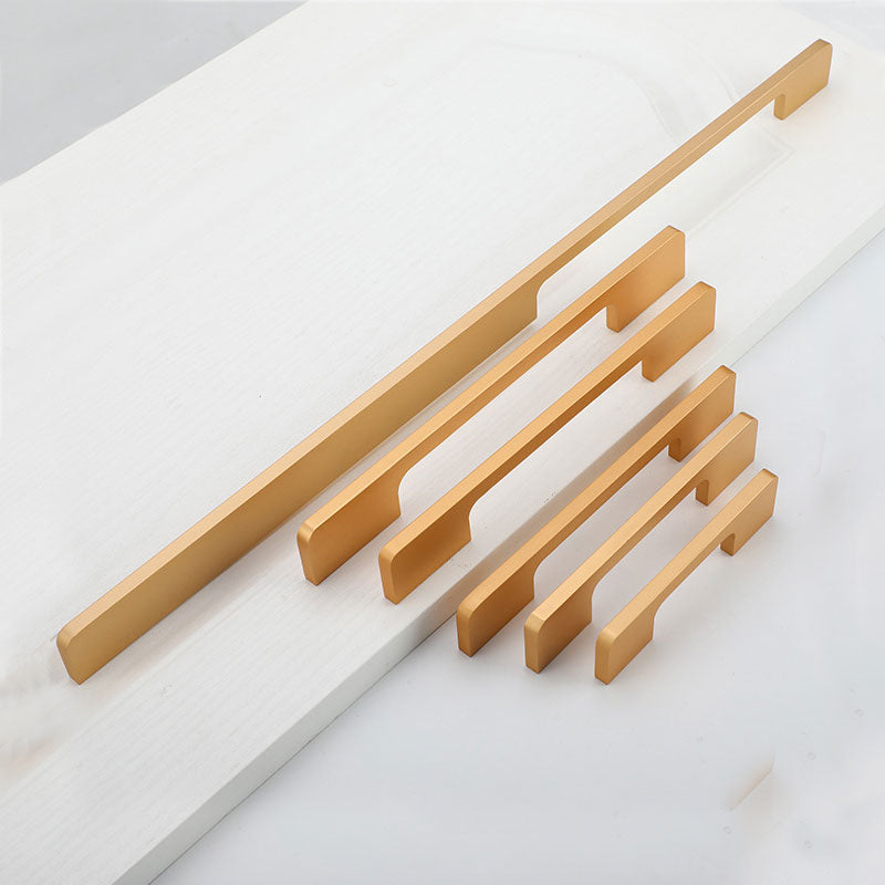 Gold Slim Design Kitchen Cabinet Handle Pull 128MM, Modern European Style - SuperSaverAU - view 1