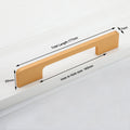 Gold Slim Design Kitchen Cabinet Pull Handle 160MM - Modern European Style - SuperSaverAU - view 2