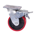 Premium 5 Inch Industrial Swivel Caster Wheel with Brake 500kg Capacity