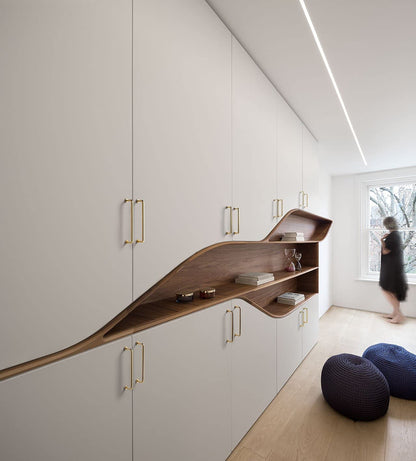 128mm Polished Gold Cabinet Drawer Pull Handle