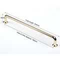 Modern Stainless Steel Cabinet Pull Handle 192mm - Sleek Design, Includes Screws - SuperSaverAU - view 2
