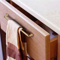 Premium 96mm Polished Gold Cabinet Handle with Screws