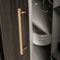 Gold Solid Zinc Kitchen Cabinet Handles 128mm, Modern European Style, Sleek Design - SuperSaverAU - view 4
