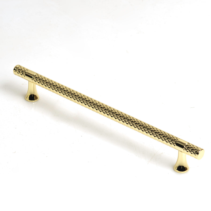Gold Solid Zinc Kitchen Cabinet Handle Pull 192mm, Modern European Style - SuperSaverAU - view 1