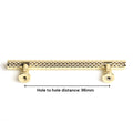 Gold Solid Zinc Kitchen Cabinet Pull 96mm, Modern European Style, Sleek Design - SuperSaverAU - view 1