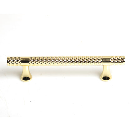 Gold Solid Zinc Kitchen Cabinet Pull 96mm, Modern European Style, Sleek Design
