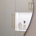 Gold Solid Zinc Kitchen Cabinet Pull 96mm, Modern European Style, Sleek Design - SuperSaverAU - view 5