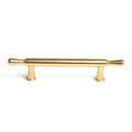 Gold Zinc Kitchen Cabinet Handle Pull 96mm, Modern European Style, Sleek Design - SuperSaverAU - view 1