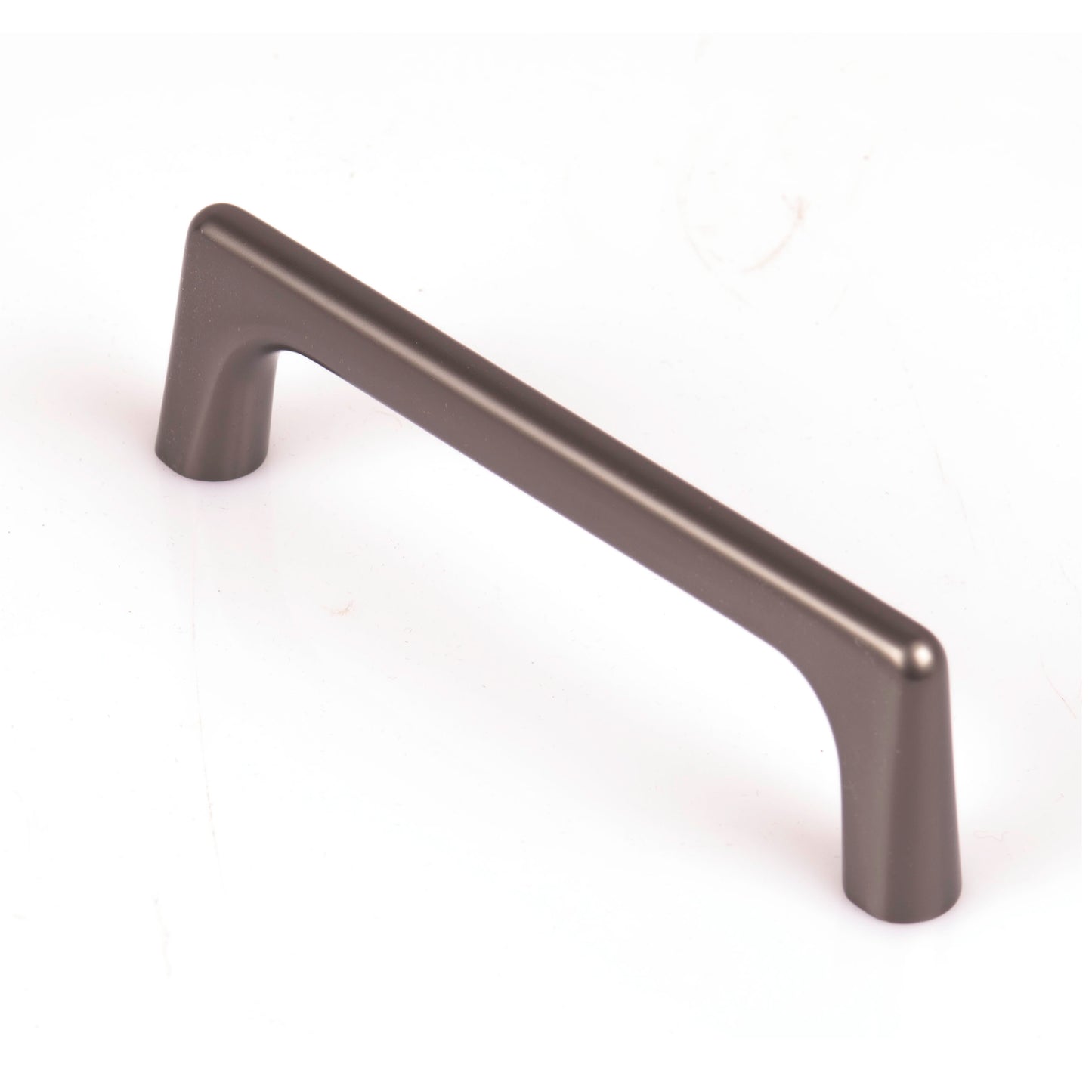 Black Zinc Kitchen Cabinet Handles 96mm Modern European Style Pulls