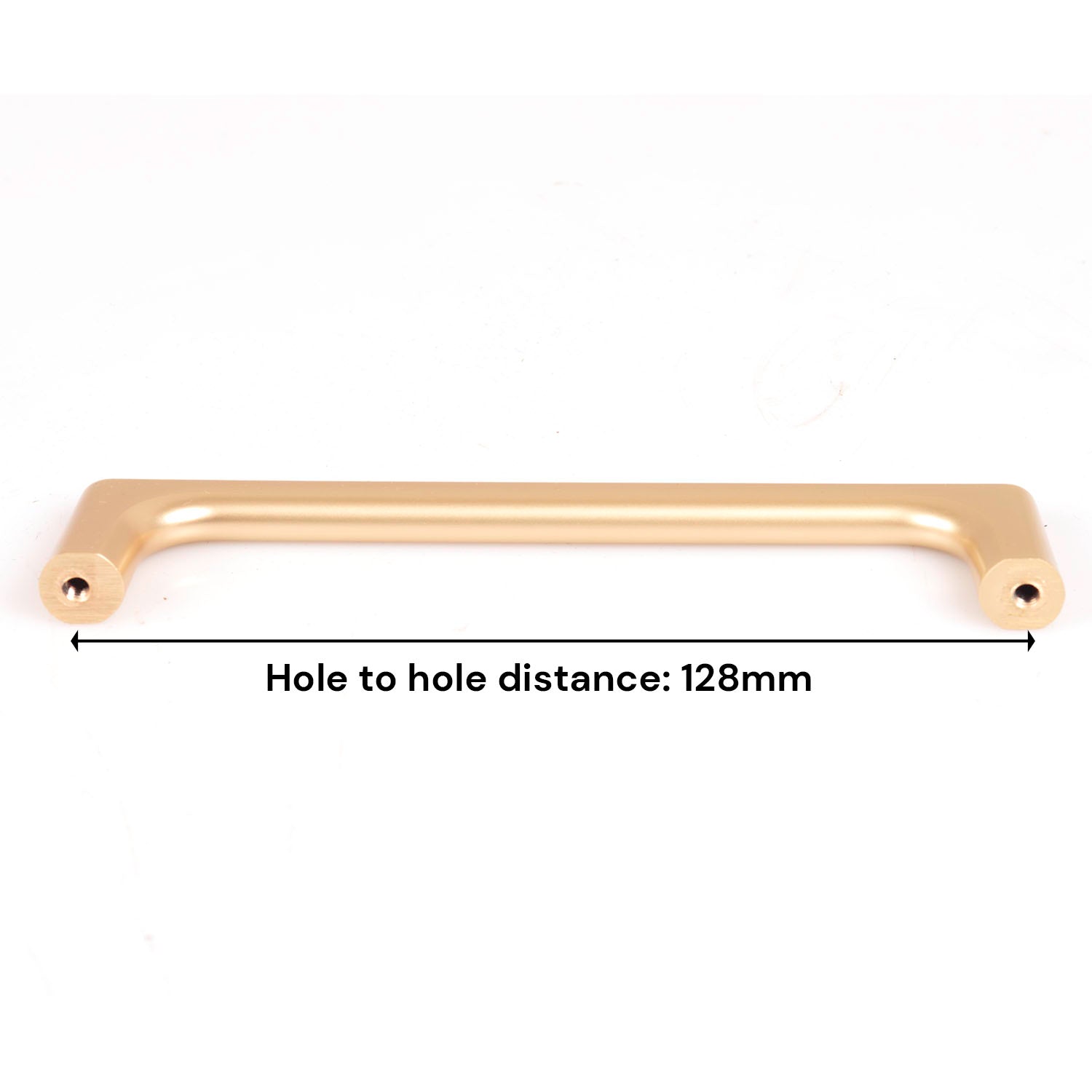 Gold Zinc Kitchen Cabinet Handle Pull 128mm, Modern European Style, Sleek Design - SuperSaverAU - view 3