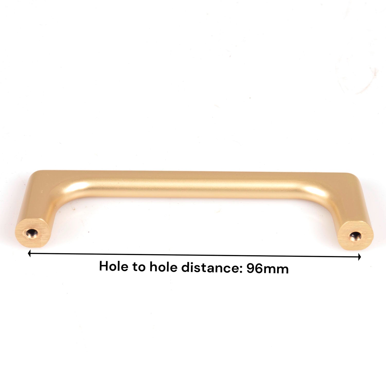 Gold Zinc Kitchen Cabinet Handle Pull 96mm, Modern European Style, Laser Edging - SuperSaverAU - view 1