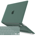Premium Dark Green MacBook Air 13 Hard Shell Case with Keyboard Cover A1932 A2179 A2337