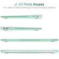 Premium Green MacBook Air 13 Hard Shell Case with Keyboard Cover A1932 A2179 A2337