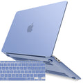 Premium Lavender Grey MacBook Air 13 Hard Shell Case with Keyboard Cover A1932 A2179 A2337