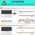 MacBook Air 13 Inch Case 2020 2019 2018, A1932, A2179, A2337 Shell Case Keyboard Cover Purple - SuperSaverAU - view 3