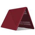 Premium Wine Red MacBook Air 13 Hard Shell Case with Keyboard Cover A1932 A2179 A2337