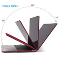 Premium Wine Red MacBook Air 13 Hard Shell Case with Keyboard Cover A1932 A2179 A2337