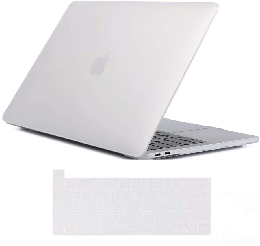 MacBook Pro 16 inch 2020 Release A2141 Matte Shell Case Keyboard Cover Touch Bar Clear - SuperSaverAU - view 1