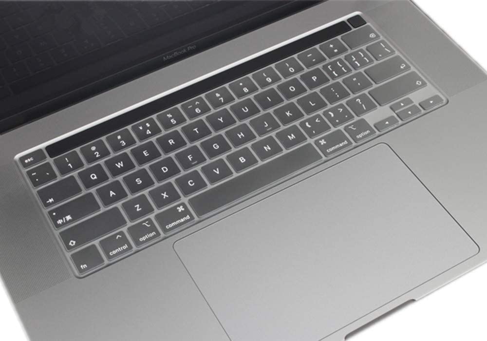 MacBook Pro 16 inch 2020 Release A2141 Matte Shell Case Keyboard Cover Touch Bar Clear - SuperSaverAU - view 4