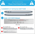 MacBook Pro 16 inch 2020 Release A2141 Matte Shell Case Keyboard Cover Touch Bar Clear - SuperSaverAU - view 5