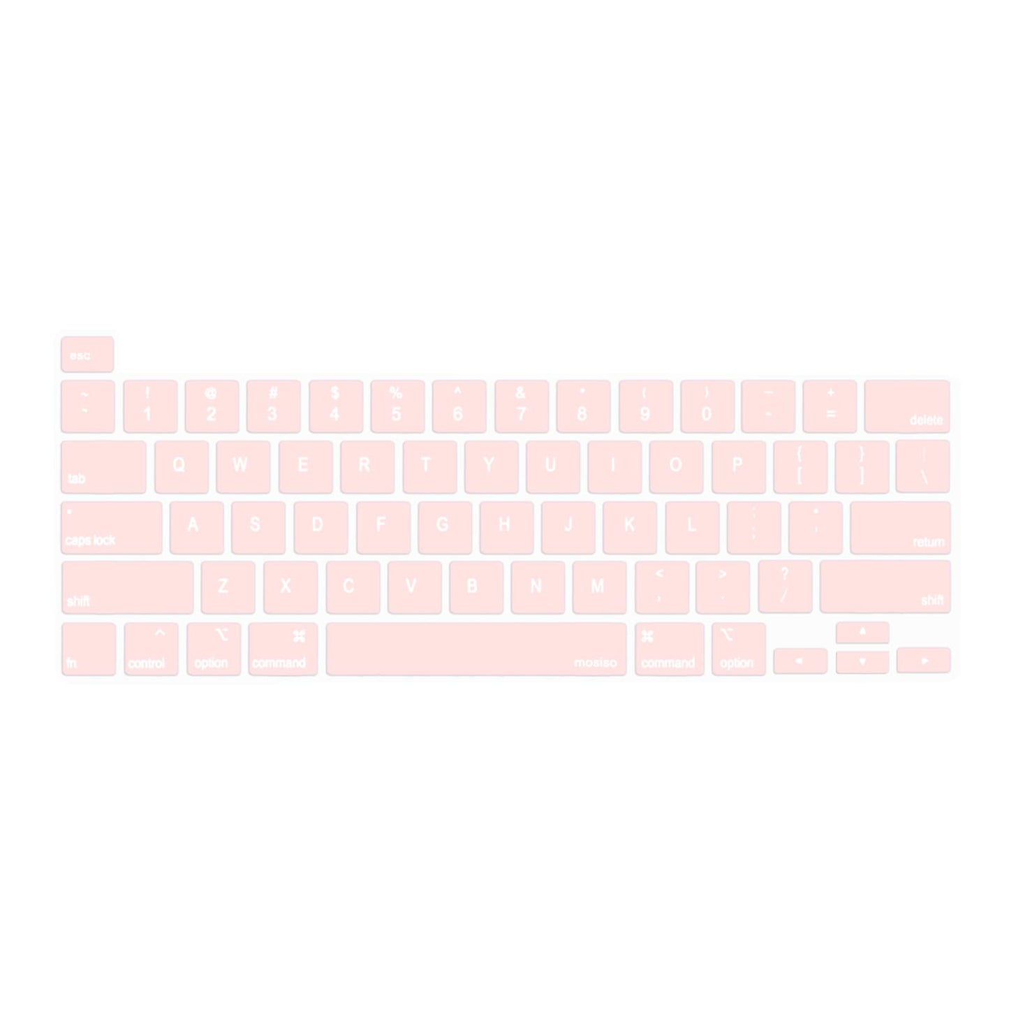 Keyboard Cover Skin For MacBook Pro 13 Pro 16 A2338 A2289 A2251 A2141 M1 M2 2020 to 2023 Pink