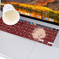 Premium Wine Red MacBook Pro Keyboard Cover Skin 13 and 16 Inch