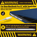 Navy Blue MacBook Pro 13 Inch Case 2016-2023 M1 M2 A2338 A2289 A2251 A2159 Hard Shell Case Keyboard Cover - SuperSaverAU - view 2