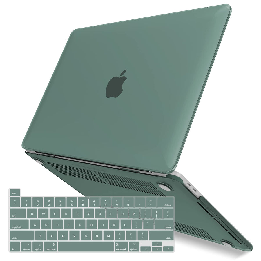 Suitable for  Midnight Green MacBook Pro 13 Inch Case 2016-2023 M1 M2 A2338 A2289 A2251 A2159 Hard Shell Case Keyboard Cover - SuperSaverAU - view 1