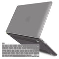 Premium Grey MacBook Pro 13 Hard Shell Case with Keyboard Cover A2338 A2289 A2251 A2159