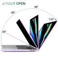 Purple MacBook Pro 13 Inch Case 2016-2023 M1 M2 A2338 A2289 A2251 A2159 Hard Shell Case Keyboard Cover - SuperSaverAU - view 6
