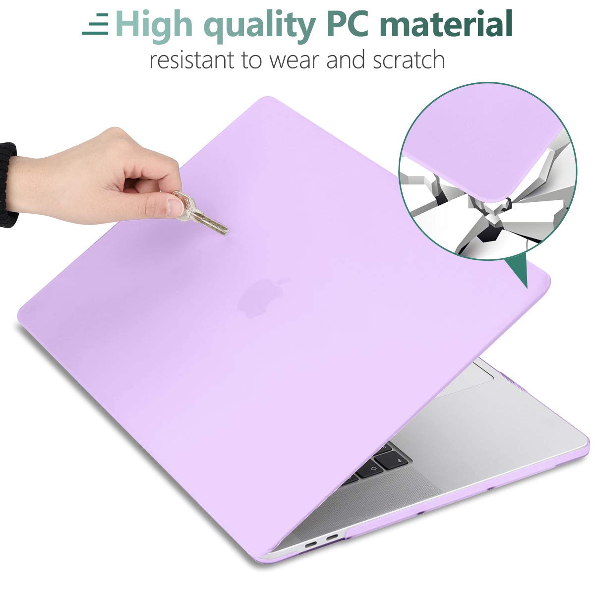 Purple MacBook Pro 13 Inch Case 2016-2023 M1 M2 A2338 A2289 A2251 A2159 Hard Shell Case Keyboard Cover - SuperSaverAU - view 8