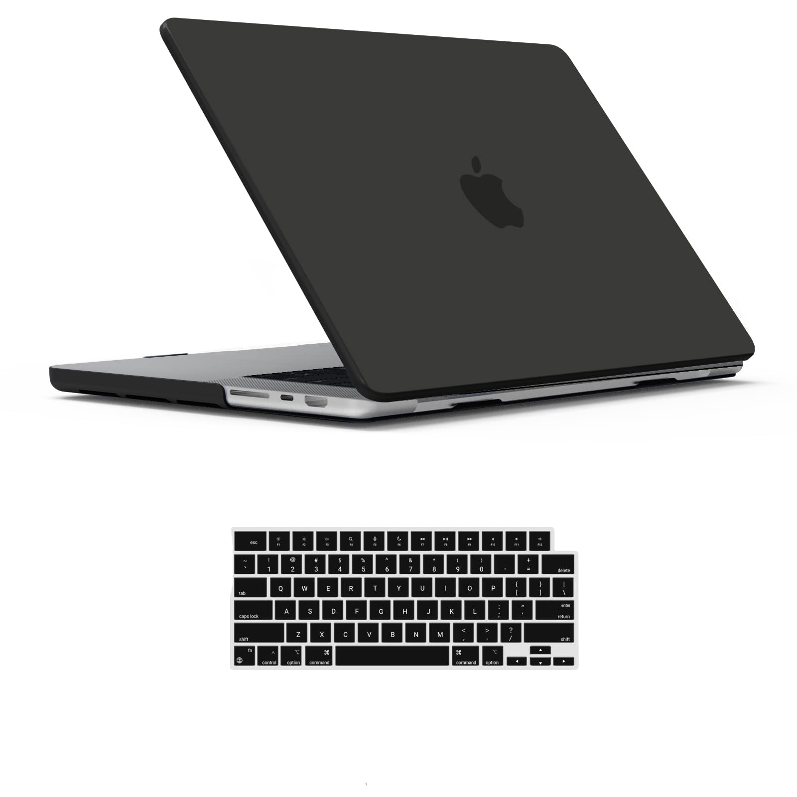 Suitable for MacBook Pro 14 Max Inch Case 2023 2022 2021 M2 A2779 M1 A2442 Hardshell Case Keyboard Cover Black - SuperSaverAU - view 1