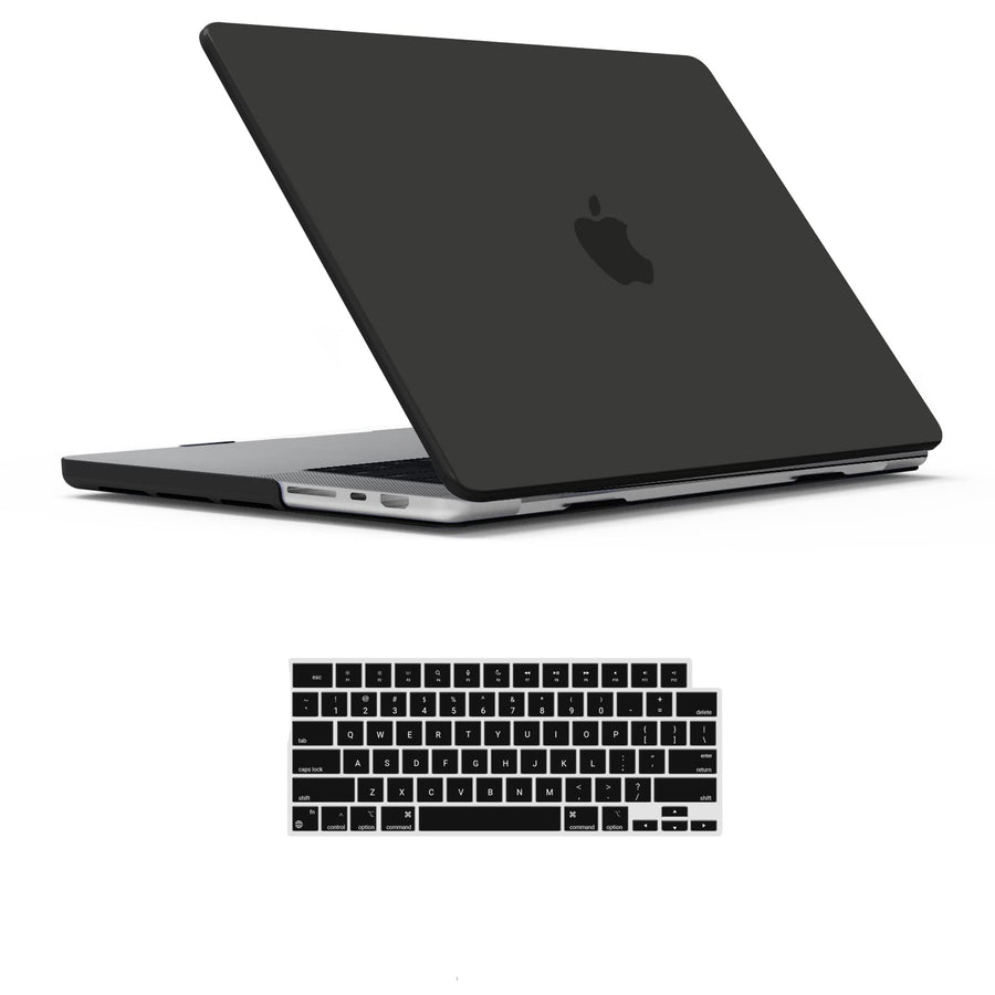 Suitable for MacBook Pro 14 Max Inch Case 2023 2022 2021 M2 A2779 M1 A2442 Hardshell Case Keyboard Cover Black - SuperSaverAU - view 1