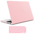 Premium Solid Pink MacBook Pro 14 Hard Shell Case with Keyboard Cover A2779 A2442