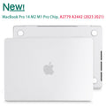 Suitable for MacBook Pro 14 Max Inch Case 2023 2022 2021 M2 A2779 M1 A2442 Hardshell Case Keyboard Cover White - SuperSaverAU - view 5